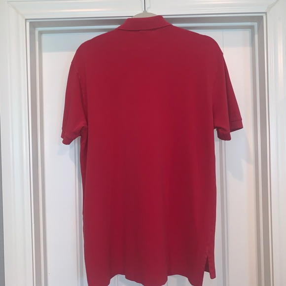 Mens Collared Red Polo - Picture 3 of 3